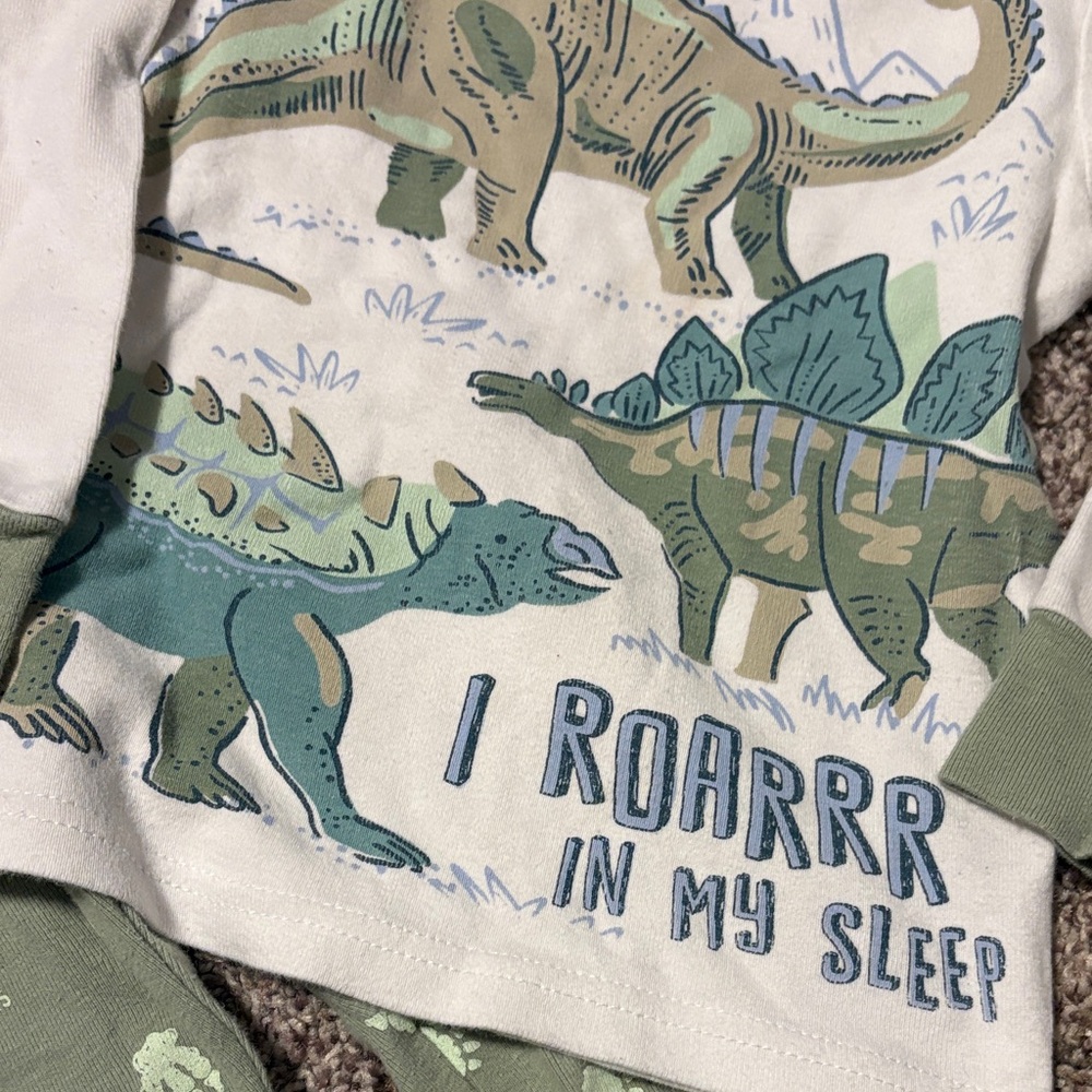 Kids Dinosaur and Space Pajama Set - Picture 5 of 7